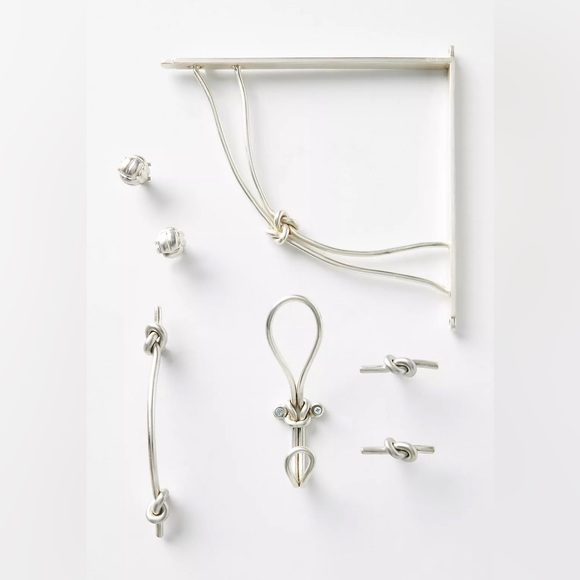 Adeline Knotted Hook-Silver - Picture 3 of 3